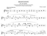 Meditation Guitar and Fretted sheet music cover